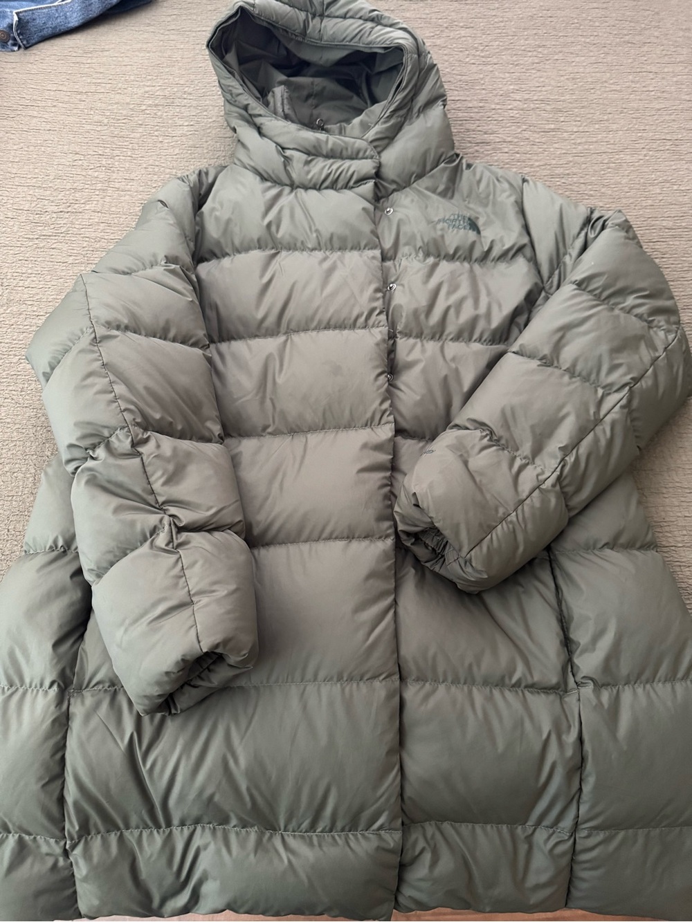 The North Face puffer parka